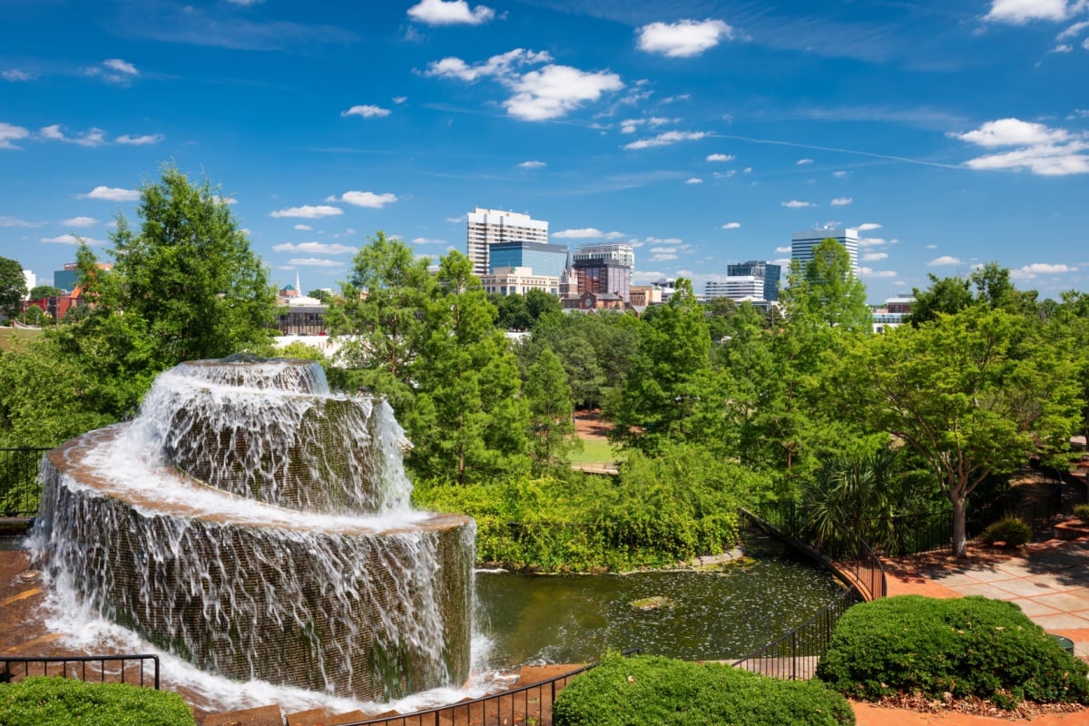 Park in Columbia South Carolina