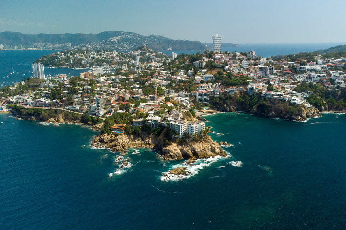 Aerial View Of Acapulco In Mexico